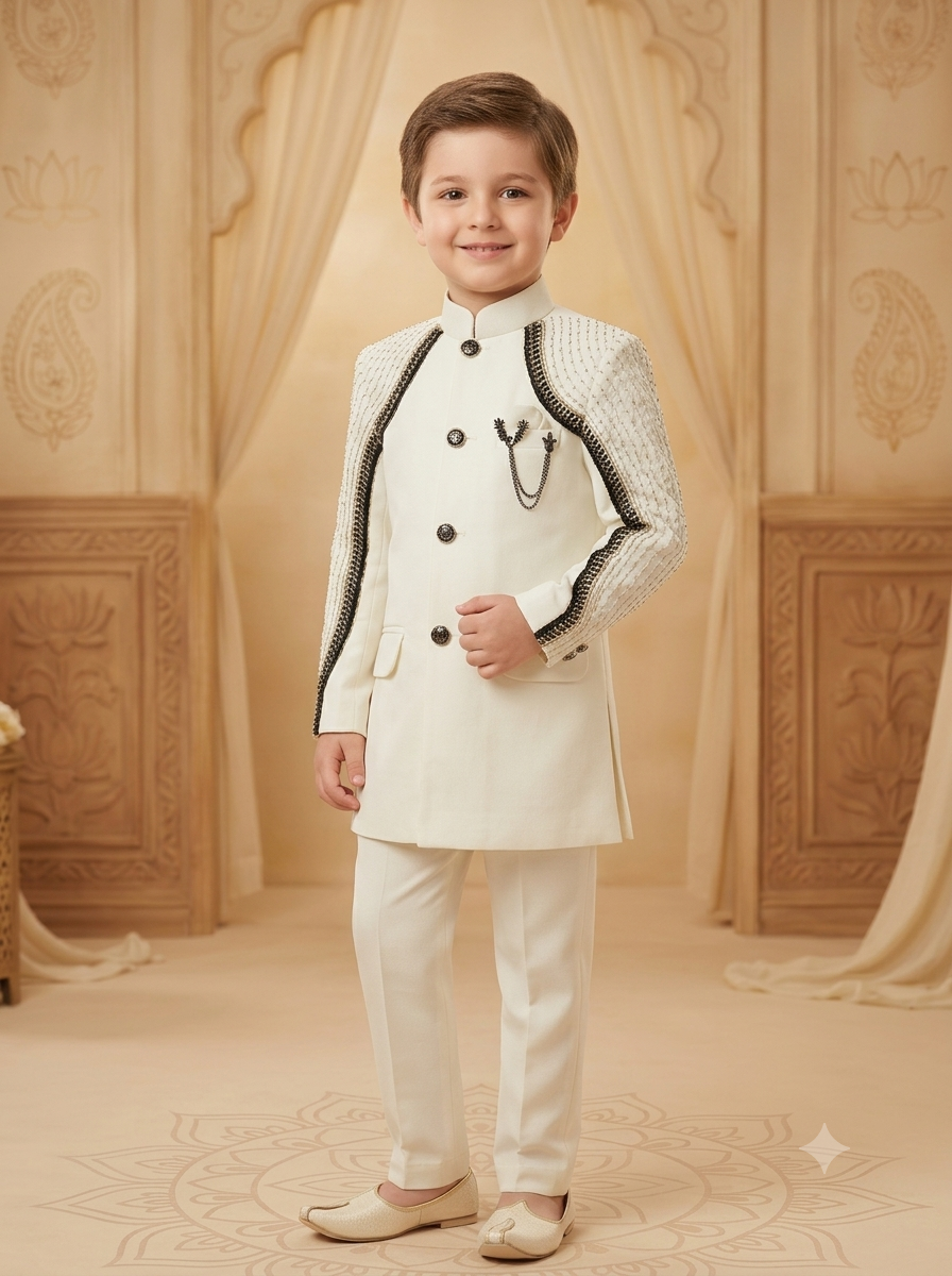 Boys jodhpuri Suit Japanese Suiting Fabric